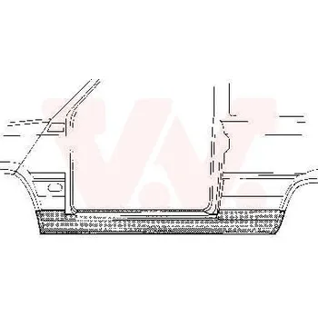 Prah karosérie Nástupní panel VAN WEZEL 1707102