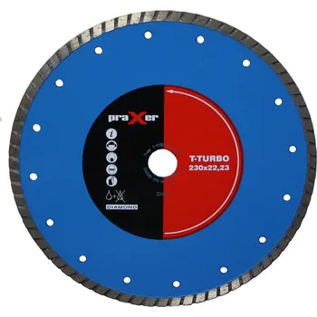 Řezný kotouč Diamantový kotouč na betonu Praxer T-TURBO 230x22,2 mm