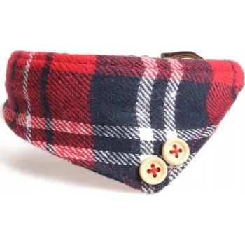 Obojek pro psa Obojek s bandanou pro psa LUIGI Červený S