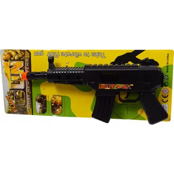 Dětská zbraň ŘEHTAČKA PUŠKA s jiskrou, ZÁBAVNÝ ZVUK VÁLEČNÉHO SYSTÉMU