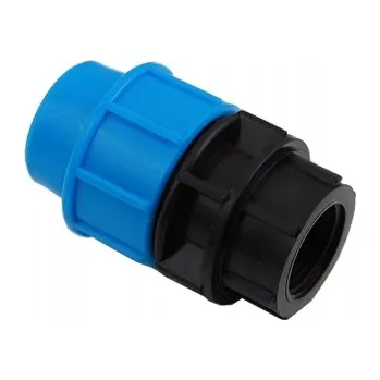 Vodovodní potrubí PŘÍMÁ SPOJKA VNITŘNÍ ZÁVIT 32 mm x 1/2" pro PE trubky PN20