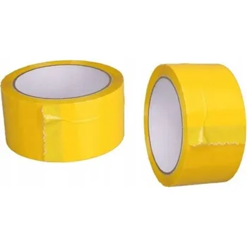 48mm x 60m LEPICÍ PÁSKA BALICÍ ŽLUTÁ KAUČUKOVÁ