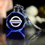 Svítící přívěšek na klíče s logem aut…