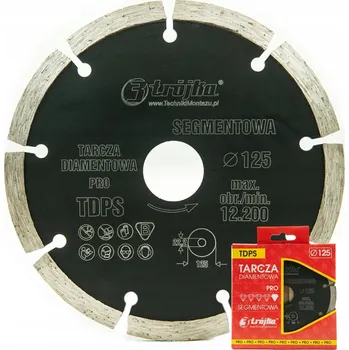Řezný kotouč Diamantový kotouč Trójka TDPS 180 pro betonu 180 mm