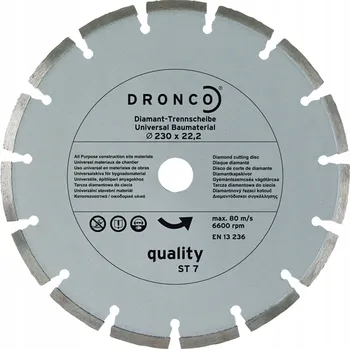Řezný kotouč Diamantový kotouč 115 mm ST-7 UNIVERZÁLNÍ DRONCO