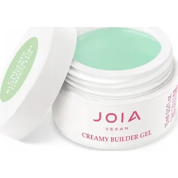 Lak na nehty JOIA vegan Krémový stavební gel, Zelený čaj, 15 ml