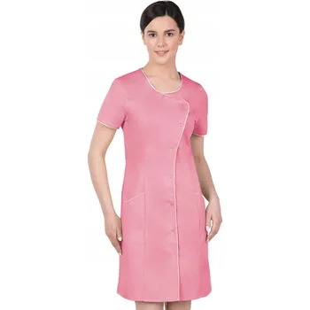 Dámské šaty 48 KOSMETICKÝ ZÁSTĚRA DÁMSKÁ ŠATY NA ZAPÍNÁNÍ 342