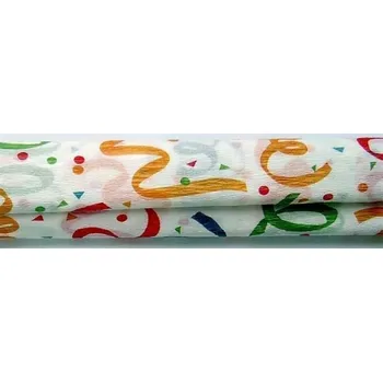 Papír Krepový papír, motiv stuha, 50x200 cm, VICTORIA