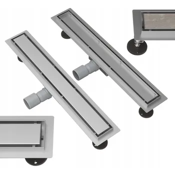 Lineární odtok Granitan 60 cm nerezová ocel pod dlažbu