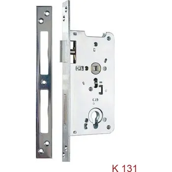 zadlabací zámek Vratový zámek Hobes K 131, 90/59/99mm, čelo 300/32mm