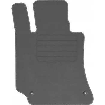 autokoberec Mercedes E S212 2009 - 2016 velurová autokoberce ŠEDÉ ŘIDIČ PREMIUM