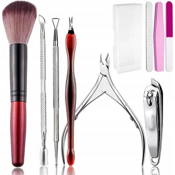 9/11/16/19dílná sada na manikúru, kleštičky na nehty, ocelová nerezová lžička na uši