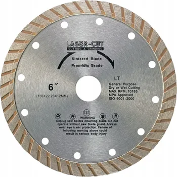 Řezný kotouč LASER-CUT L00118 - Diamantový kotouč celoobvodový 150 x 22,23 x 12mm LT