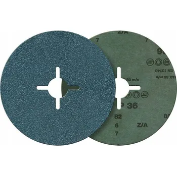 Brusný kotouč Fortis Brusný fibrový kotouč zirkonový 125mm K 80