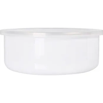 Dóza na potraviny Smaltovaná nádoba s víkem nízká - 1200 ml sublimace termotransfer