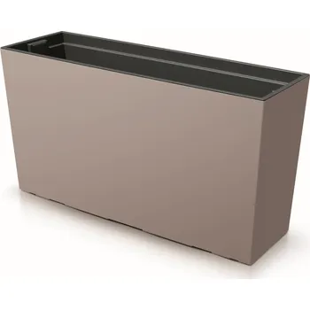 Květináč Plast Květináč béžový Botle 77 cm x 23,5 x 40,6 cm