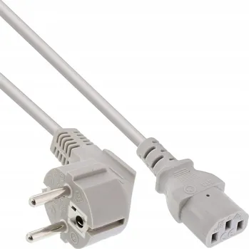 Napájecí kabel NAPÁJECÍ KABEL K POČÍTAČI PC 5m 3x1mm ŠEDÝ C13