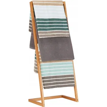 Držák na ručník Volně stojící šatní tyč Relaxdays béžová