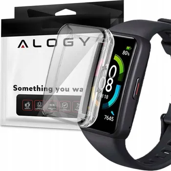 Pouzdro na mobilní telefon Pouzdro Alogy 47653 pro Honor Band 6, průhledné