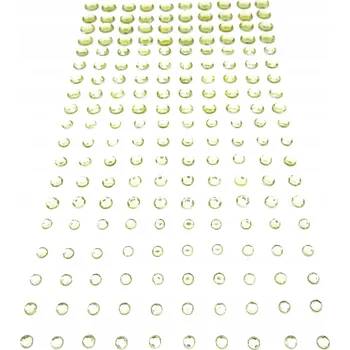 samolepka Samolepky Křišťály Šatonové Růže Nehty Zlatá směs