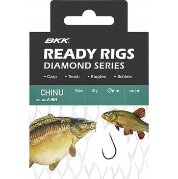 Rybářský háček Háčky s návazcem BKK Chinu BN #6 0,20 mm 70 cm A-BW-2215
