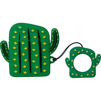Příslušenství pro sluchátka POUZDRO pro AirPods Pro Sluchátka Obal Kaktus Zelený
