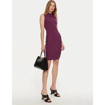 Dámské oblečení Marciano Guess Úpletové šaty 4YGK0A 5718Z Bordó Bodycon Fit 48