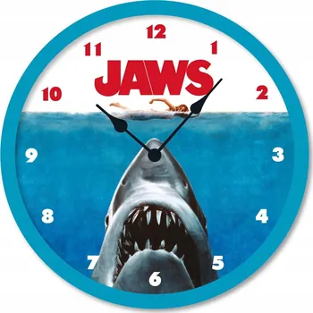 Hodiny Nástěnné hodiny s motivem filmu Čelisti (Jaws)