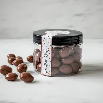 Alika Zdravé ořechy Dóza Mandle v mléčné čokoládě 300g