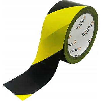 Výstražná páska, 48 mm x 50 m, 1 kus, žluto-černá