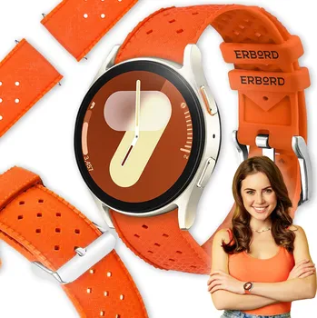 Pouzdro na mobilní telefon Pásek Erbord pro Samsung oranžový