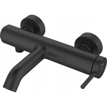 Vodovodní baterie Nástěnná vanová baterie páková Sea-Horse OVE černá