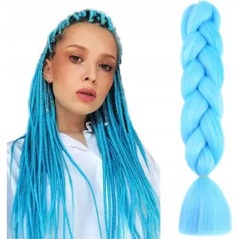 Příčesek Syntetické vlasové pásy bílé Karwil clip in