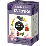 Leros Švestka dětský čaj 20x 2 g