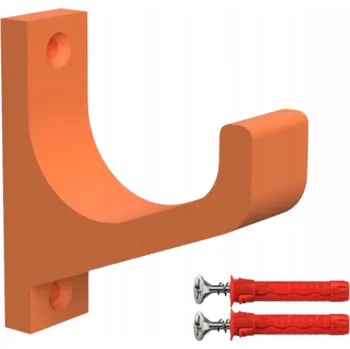 Věšák DELOSPRO Hák, Držák, Věšák na motocyklová přilba MTB Kolo ORANŽOVÝ