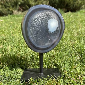 Rám na obraz Achát na kovovém podstavci | 1028g | Originální foto