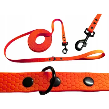 Vodítko pro psa VODÍTKO MĚKKÉ TRÉNINKOVÉ POUTKO BIOTHANE PVC PRO VELKÉHO PSA 5M 20MM