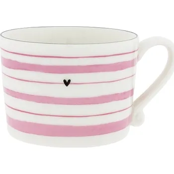 Bastion Collections Hrnek ROSE STRIPES, 300ml LI-CUP-008-RO