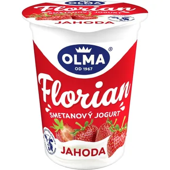 Olma Florian smetanový jogurt jahoda