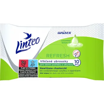 Dětský vlhčený ubrousek Čisticí ubrousky Linteo 10 ks