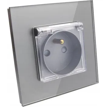 Elektrická zásuvka Elektrická Zásuvka B-line , šedá