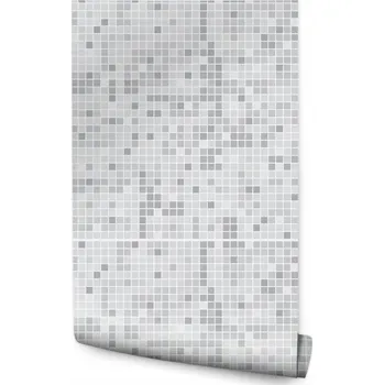 Fototapeta Tapeta do ložnice šedá drobná MOZAIKA Dekorace