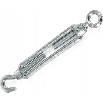 Šroub Šroubovací napínák ocelový pozinkovaný oko-hák M8 12,5 cm