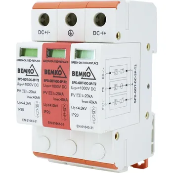 Jistič Přepěťová ochrana Bemko 1000 V IP20 0 A