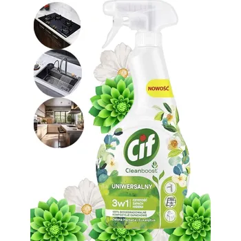 Univerzální čisticí prostředek Univerzální čisticí sprej s eukalyptem Cif 3v1 500 ml