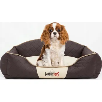 Pelíšek pro psa Hobbydog kotec pro psa béžový 65 cm x 50 cm