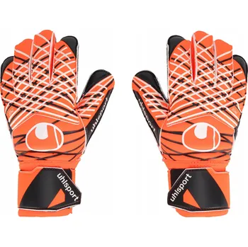 Brankářské rukavice Brankářské rukavice uhlsport Soft Resist fluo orange/white/black, velikost 10