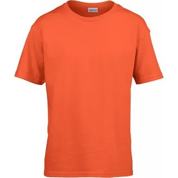 Chlapecké tílko Gildan Dětské bavlněné měkčené tričko Softstyle 150 g/m Barva: Oranžová, Velikost: M (116/134) G64000K