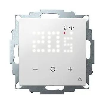 Termostat Eberle UTE 3500-RAL9010-G-55 pokojový termostat pod omítku, 557895054500, Topení/chlazení, 1 ks