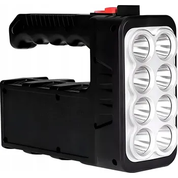 Svítilna SOLÁRNÍ VÍCEÚČELOVÁ SVÍTILNA 8LED+COB S USB NABÍJENÍM